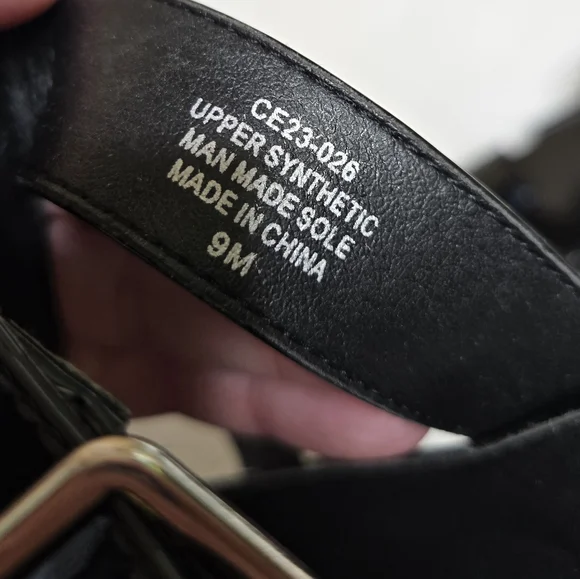 DOLLS KILL Club Exx black holographic stage‎ diver zip pouch gladiator sandals 9 - Picture 5 of 12